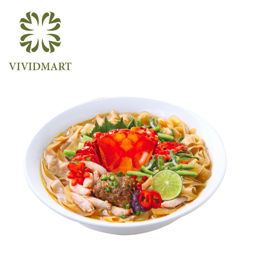 [Gói lẻ] BÁNH ĐA CUA VIFON HOÀNG GIA (CÓ GÓI RIÊU CUA THẬT) - 120g/GÓI - VIFON