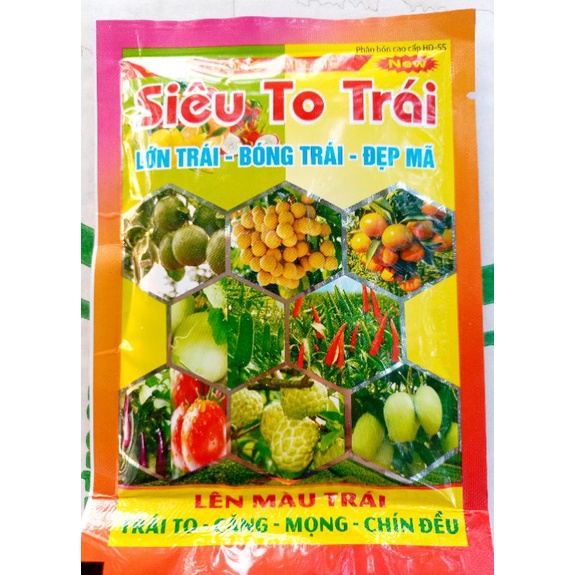Phân siêu to trái,lớn trái,bóng trái,đẹp mã gói 50g