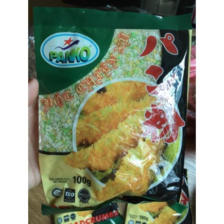 Bột chiên xù Panko vàng gói 100g