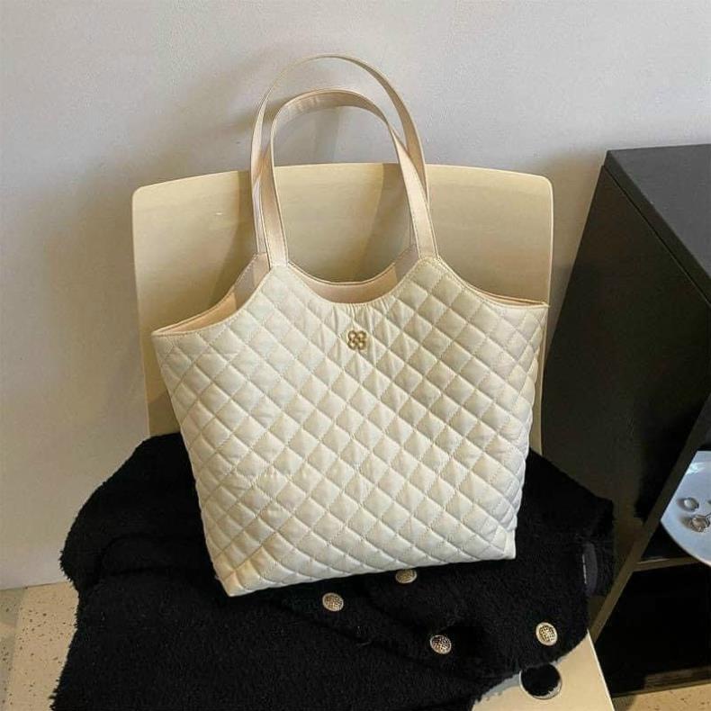 Túi Tote Nữ Đeo Vai Trần Trám Vải Dù, Túi Xách Nữ Công Sở Size To ss