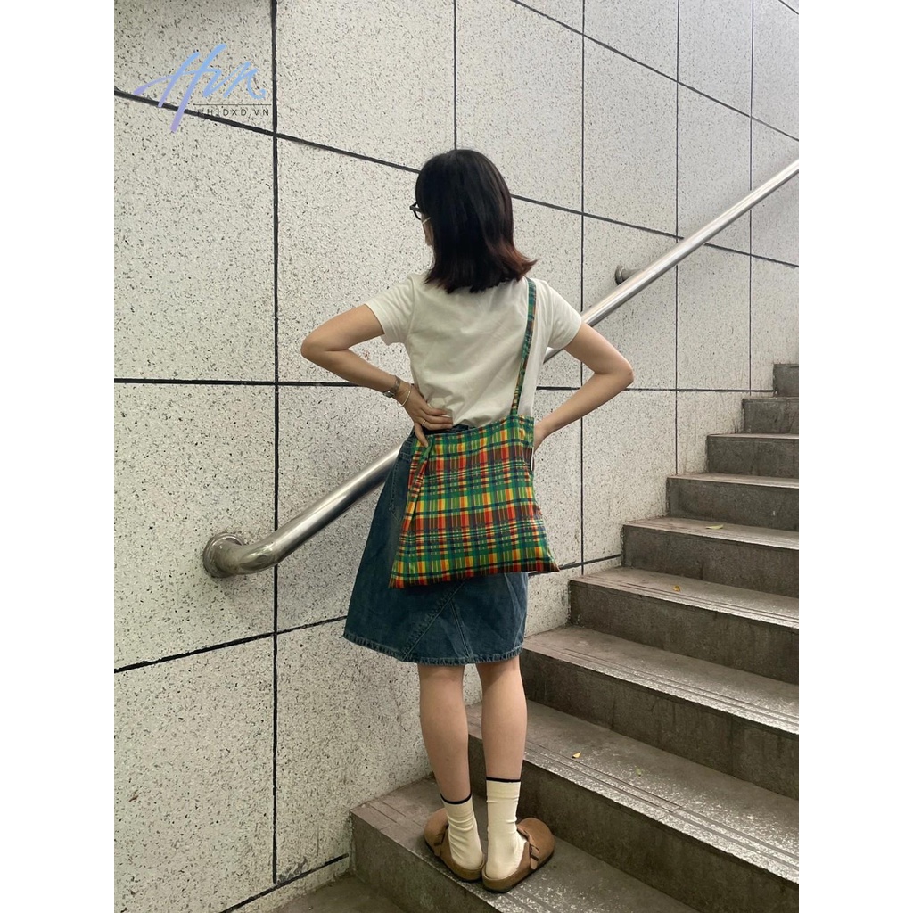 Chân Váy Denim Chữ a Dáng Rộng Phong Cách Retro Nhật Bản Thời Trang Mùa Hè Dành Cho Nữ