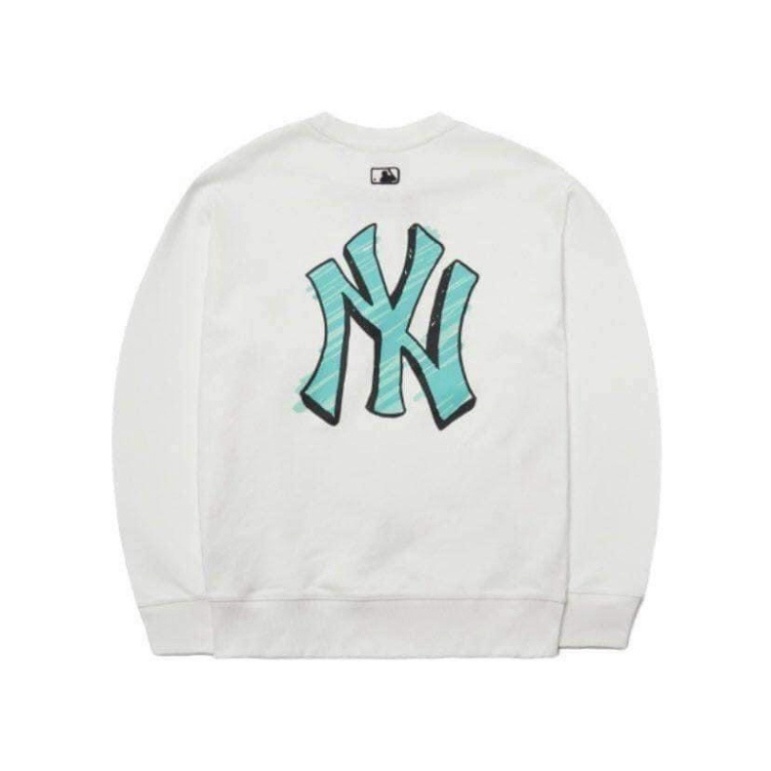 Áo Sweater NY Mlb - chất nỉ bông, dáng rông, nam nữ đều mặc được