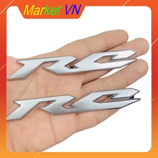Tem chữ nổi RC dùng dán cho các dòng xe Nouvo, Exciter, Sirius, Jupiter