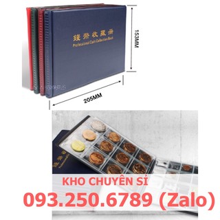 Album Đựng Xu Lớn và Xu Nhỏ 180 Ô , bảo quản tiền xu chuẩn chính hãng PCCB