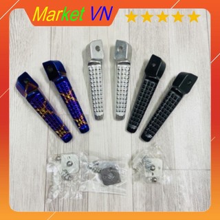 Gác chân xếp nhôm gắn cho các dòng xe số honda, yamaha