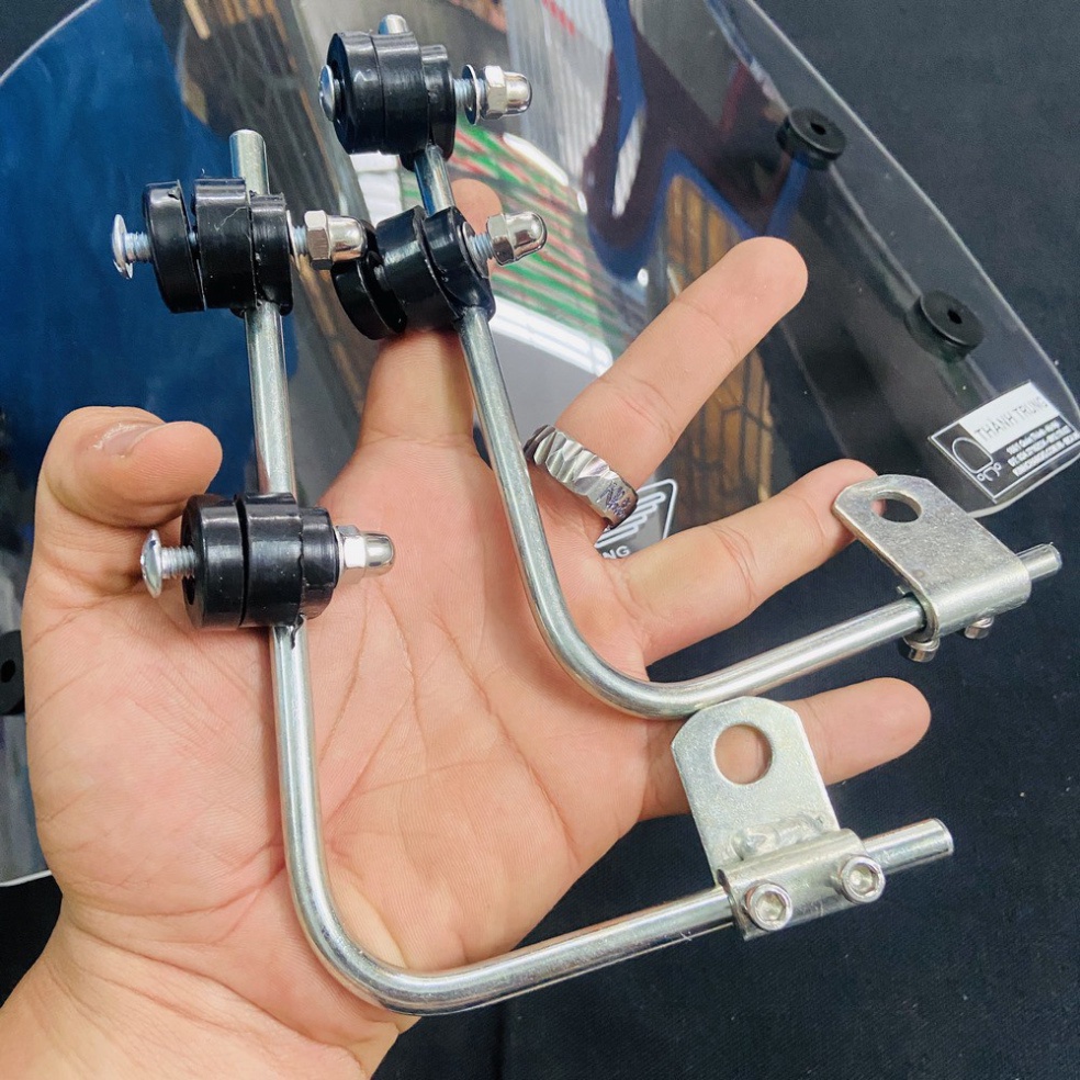 Bộ Kính Chắn Gió Xe Máy Mica Nhập Khẩu Mitsubishi Dày 2mm Siêu Cứng Và An Toàn