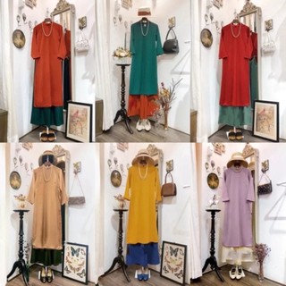 Áo dài dáng xuông hà thành cao cấp chất liệu lụa tây thi kèm quần tây thi lụa