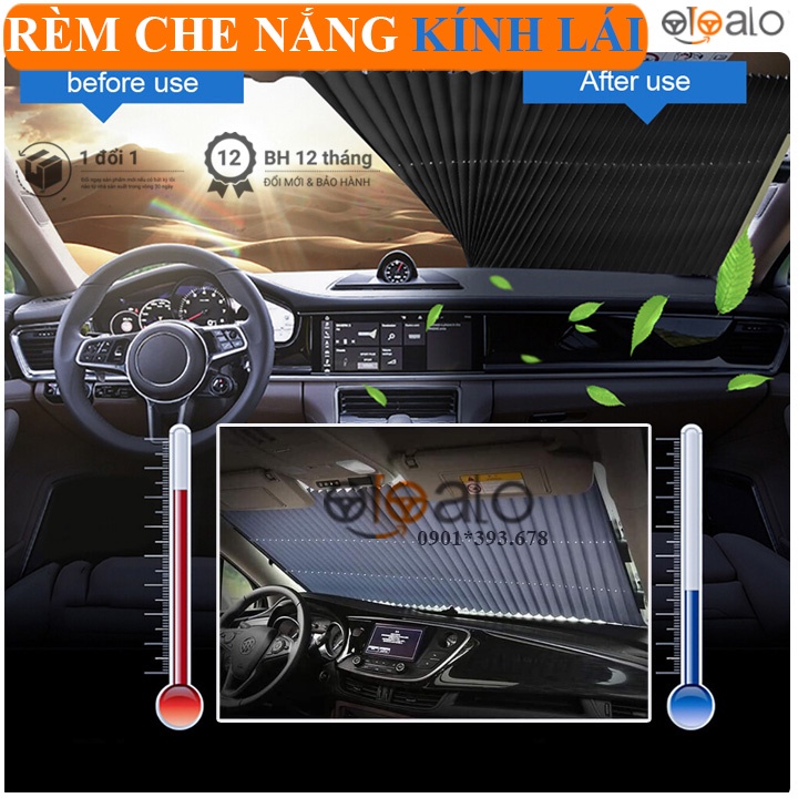 Rèm che nắng kính lái ô tô Toyota Raize - OTOALO
