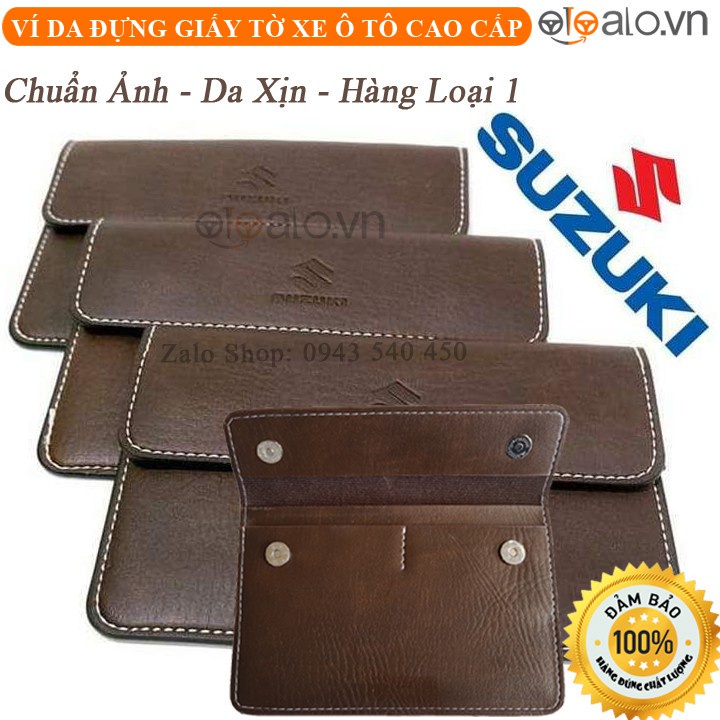 Ví đựng giấy tờ đăng kiểm xe ô tô Suzuki Da - OTOALO