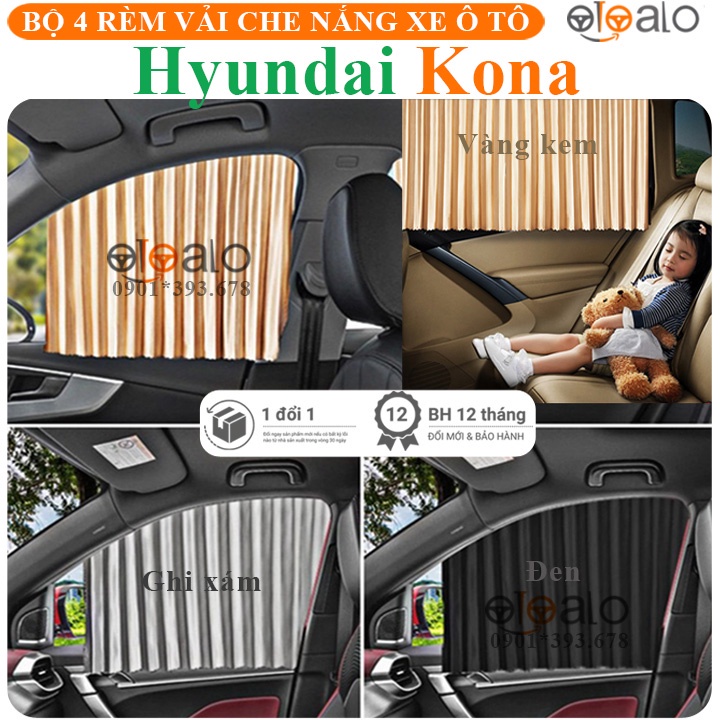 Rèm che nắng cửa kính xe ô tô Hyundai Kona cao cấp - OTOALO