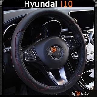 Bọc vô lăng volang xe Hyundai Grand i10 cao cấp - OTOALO
