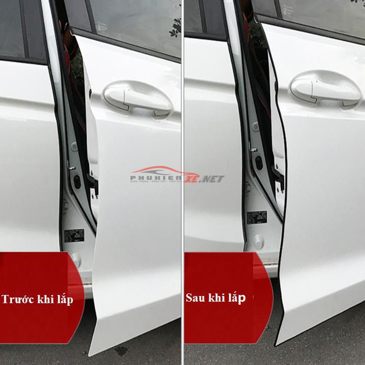 Nẹp viền cửa cốp ô tô xe hơi gioăng cao su chữ U lõi thép - OTOALO
