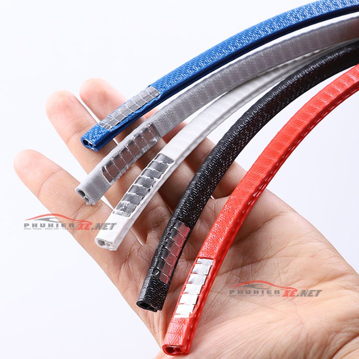 Nẹp viền cửa cốp ô tô xe hơi gioăng cao su chữ U lõi thép - OTOALO