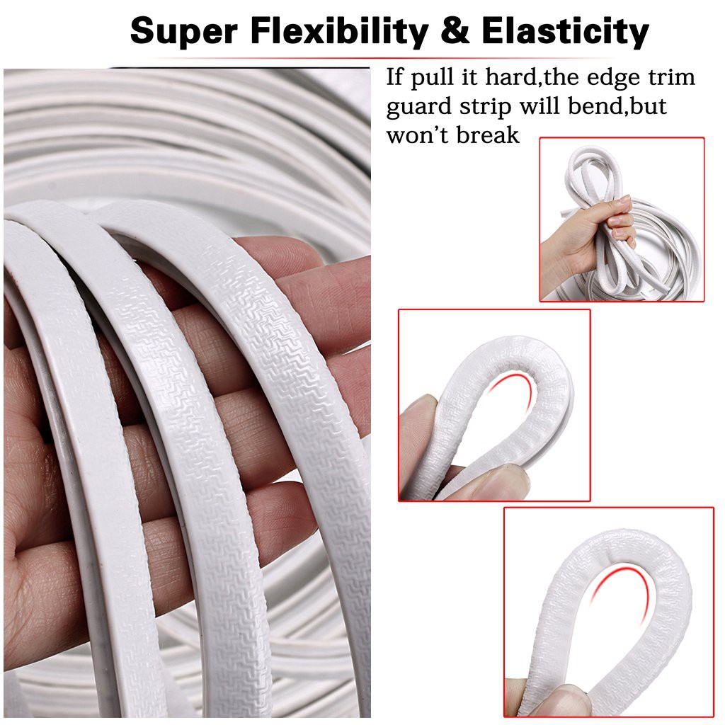 Nẹp viền cửa cốp ô tô xe hơi gioăng cao su chữ U lõi thép - OTOALO