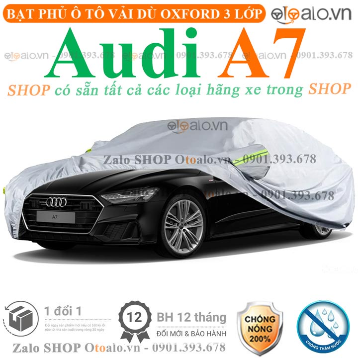 Bạt che phủ ô tô Audi A7 3 lớp cao cấp - OTOALO