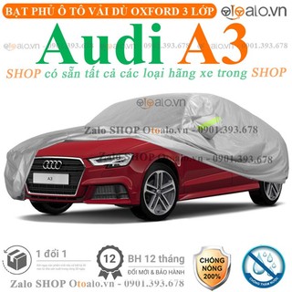 Bạt che phủ ô tô audi a3 3 lớp cao cấp - otoalo