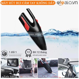 Máy hút bụi mini cầm tay không giây sạc cổng tẩu và USB - OTOALO