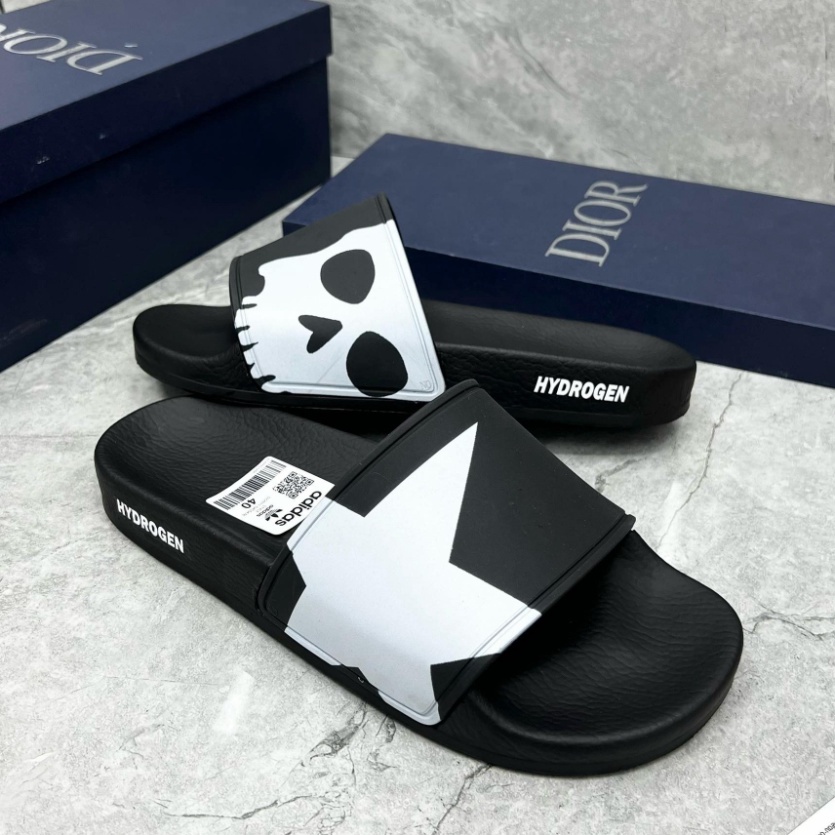 Dép Hydrogen Đầu Lâu Ngôi Sao Hàng Đẹp Like_Au FULL BOX BILL, Dép nam DI.OR Givencgy Mẫu Hot