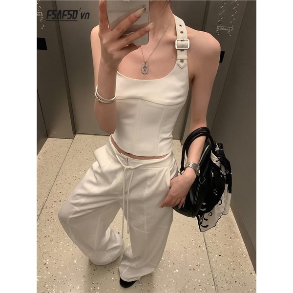 Áo Hai Dây Dáng Ôm Ngắn Phong Cách Thời Trang Mới Mùa Hè Dành Cho Bạn Nữ