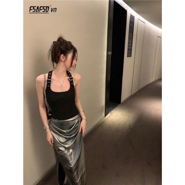 Áo Hai Dây Dáng Ôm Ngắn Phong Cách Thời Trang Mới Mùa Hè Dành Cho Bạn Nữ