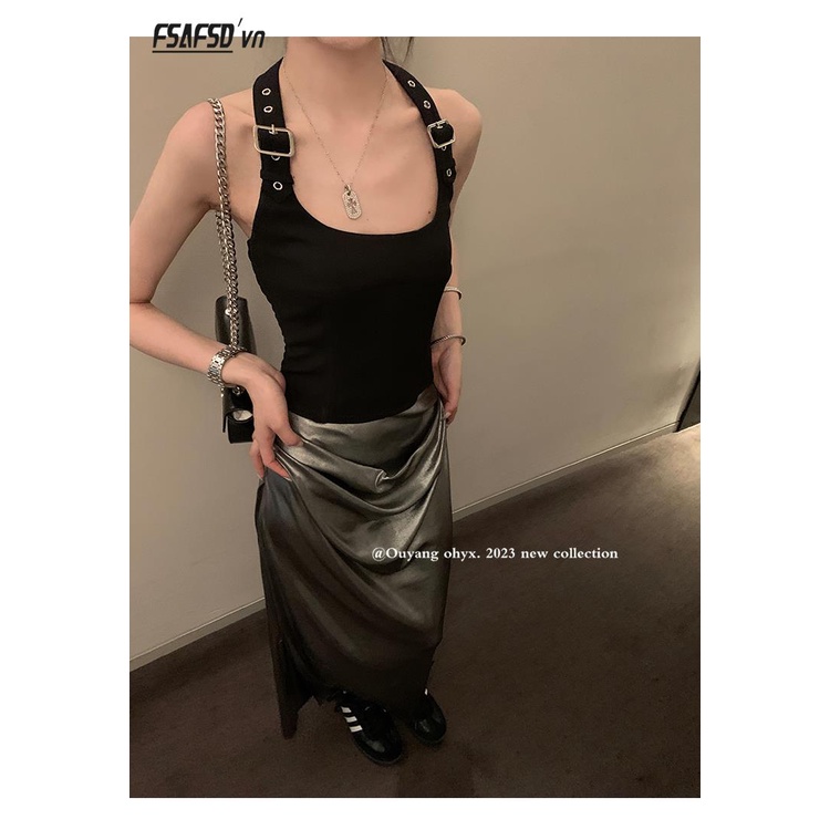 Áo Hai Dây Dáng Ôm Ngắn Phong Cách Thời Trang Mới Mùa Hè Dành Cho Bạn Nữ