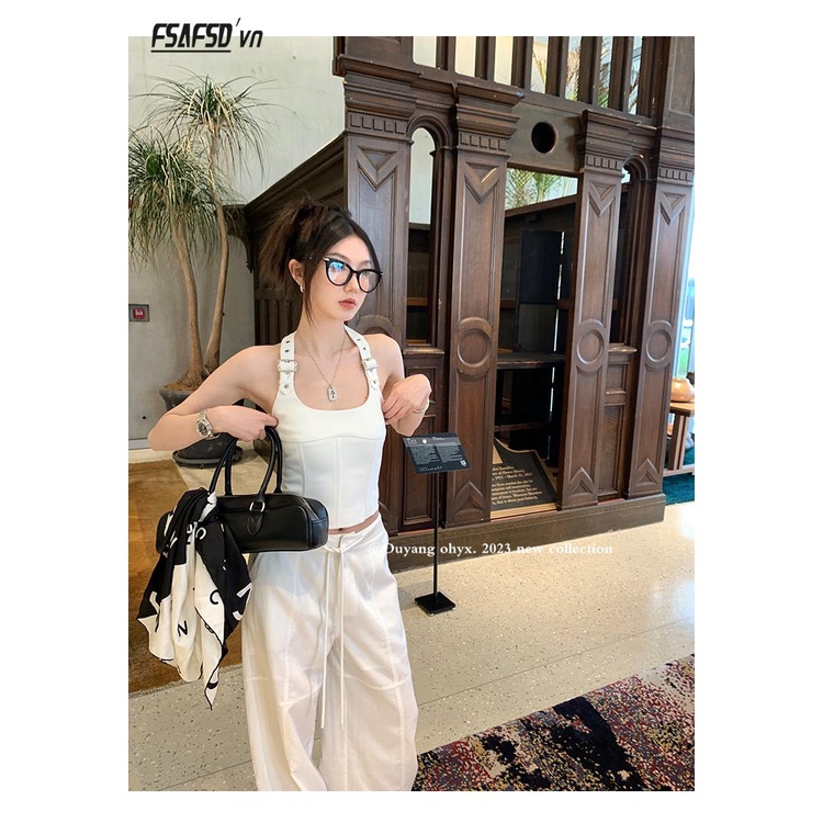 Áo Hai Dây Dáng Ôm Ngắn Phong Cách Thời Trang Mới Mùa Hè Dành Cho Bạn Nữ