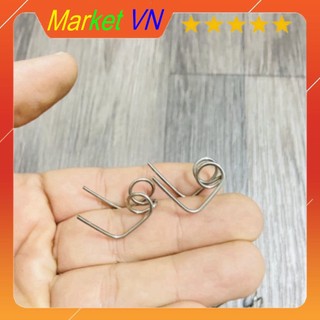 Phe gài, lò xo tách bố thắng heo dầu 2 piston chất liệu inox không gỉ sét
