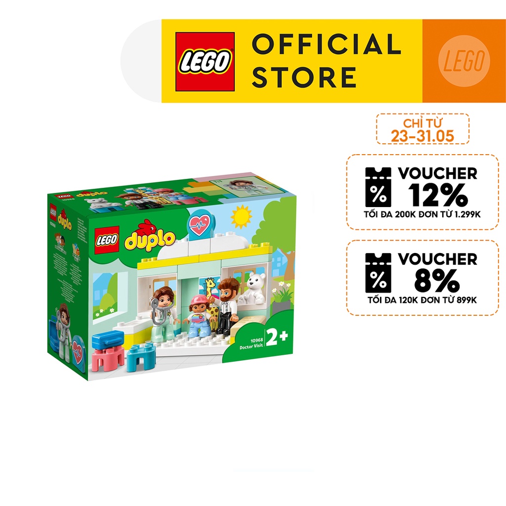 LEGO DUPLO 10968 Phòng Khám Bác Sĩ (34 chi tiết)