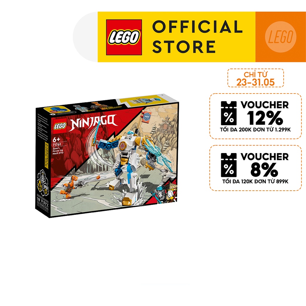 LEGO Ninjago 71761 Chiến giáp dũng mãnh của Zane (95 chi tiết)