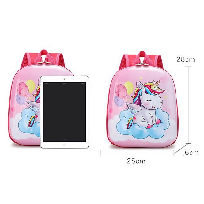 Ba Lô Cho Bé Trai Bé Gái Mầm Non 3-6 Tuổi Bằng Nhựa Dẻo BLT15