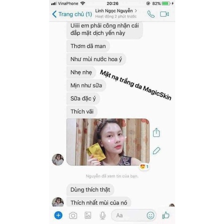 Mặt Nạ Trắng Da MAGIC SKIN hộp 12 gói