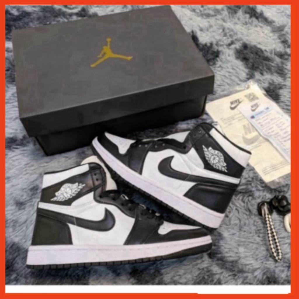 34 3 [FREE SHIP]Giày thể thao Jodan panda, Giày JD1 cao cổ đen trắng nam nữ cực hot dễ phối đồ 2021 Xmenshop2 3 01 | BigBuy360 - bigbuy360.vn