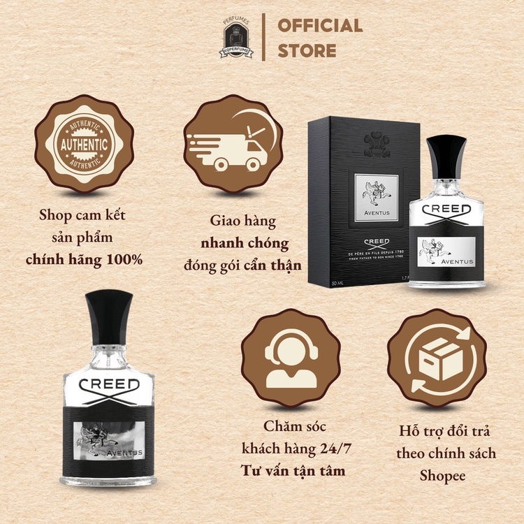 Nước hoa Nam Creed Aventus Mini Chiết 10ml Chính Hãng Thơm Lâu, Quyền lực, Nam tính, Hấp dẫn, Tinh tế | BigBuy360 - bigbuy360.vn