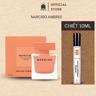 Nước hoa nữ narciso rodriguez ambree mini chiết mẫu thử 10ml - nar cam nhạt thơm lâu bỏ túi Xqoffical