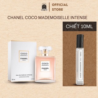 Nước hoa cha.nel Coco Mademoiselle Intense EDP - nước hoa nữ cao cấp chiết 10ml, nữ tính thanh lịch Xqoffical