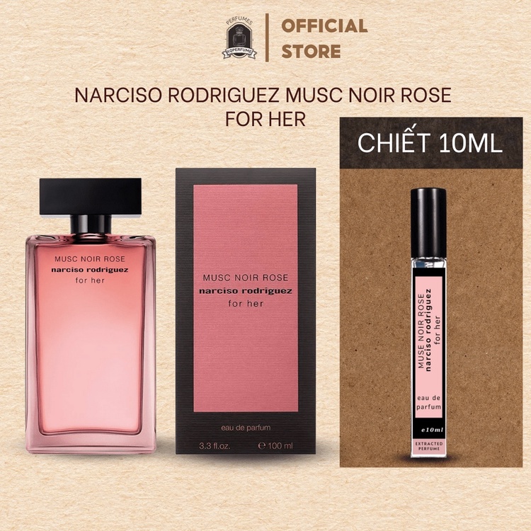 Nước Hoa Narciso Musc Noir Rose Nữ Mini Chiết Mẫu Thử 10ml Chính Hãng - Thơm Lâu Bỏ Túi