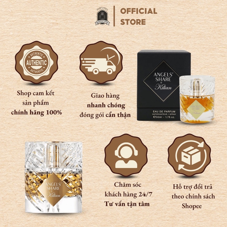 mẫu thử nước hoa unisex kilian angle share chiết 10ml, hương thơm phù hợp bốn mùa, ngày và đêm Xqoffical | BigBuy360 - bigbuy360.vn