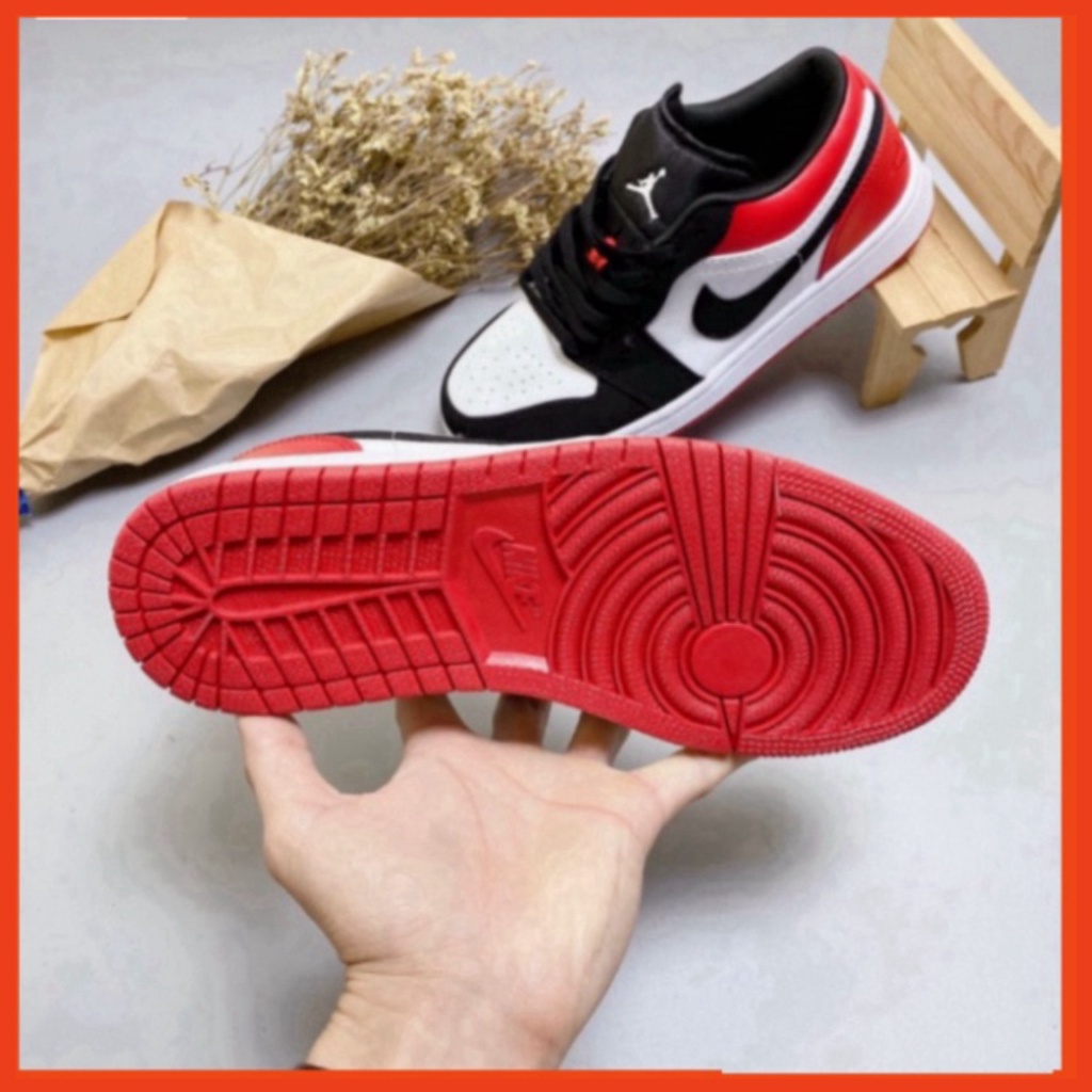 34 3 [FREE SHIP] Giày JD1 cổ thấp  low đỏ đen thời trang hàng đẹp full boxbill Xmenshop2 3 01 | BigBuy360 - bigbuy360.vn