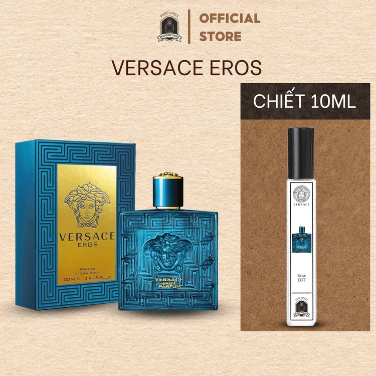 Nước Hoa  Nam Versace Eros Chiết Mini 10ml - Dầu Thơm Chính Hãng Thơm Lâu Giá Rẻ