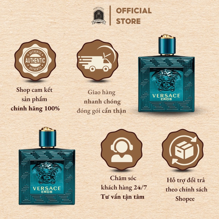 Nước Hoa  Nam Versace Eros Chiết Mini 10ml - Dầu Thơm Chính Hãng Thơm Lâu Giá Rẻ | BigBuy360 - bigbuy360.vn