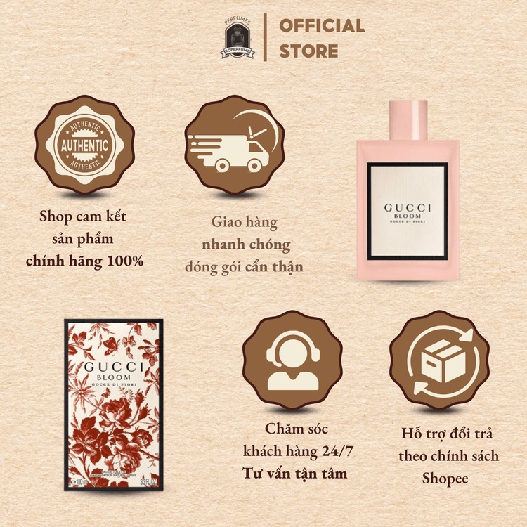 nước hoa nữ gucci bloom edp chiết 10ml, quyến rũ, sang trọng, quý phái Xqoffical | BigBuy360 - bigbuy360.vn