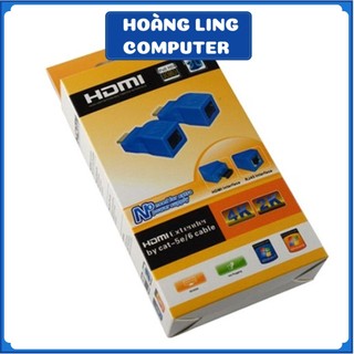 Bộ chuyển đổi hdmi to lan 30m bộ kéo dài hdmi qua mạng lan chất lượng cao lilopc