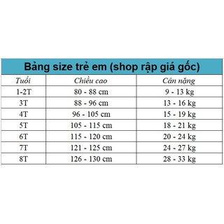RẬP GIẤY BB181_ bộ bà ba bé gái (1-8t)