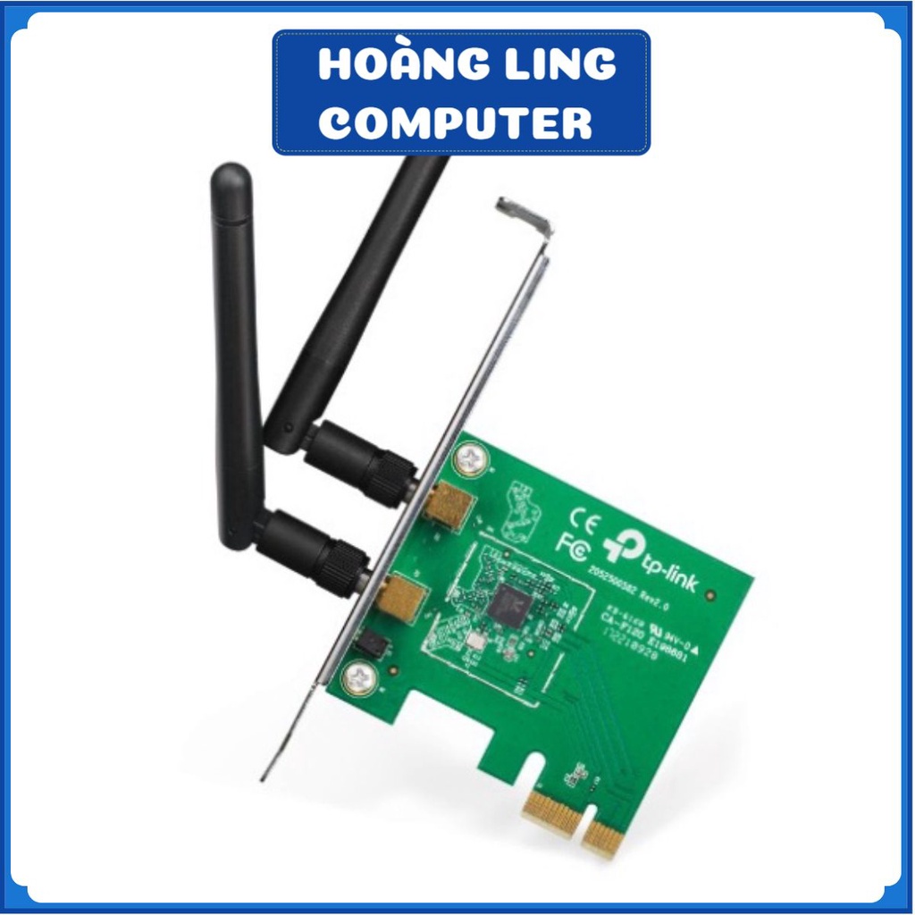Bộ Chuyển Đổi PCI Express Không Dây Chuẩn N Tốc Độ 300Mbps TPLINK 881ND HÀNG CHÍNH HÃNG BẢO HÀNH 2 NĂM LILOPC
