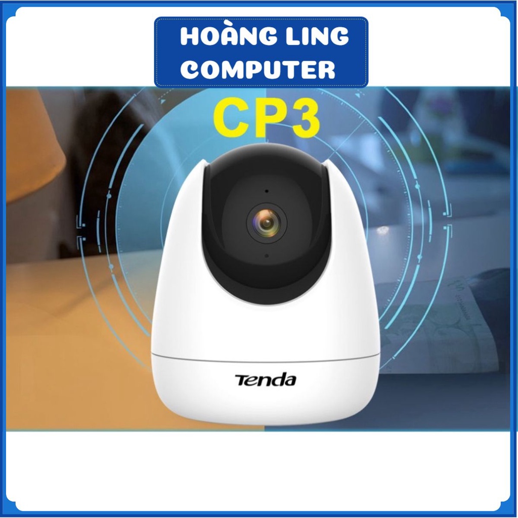 Camera IP Wifi Tenda CP3 Full HD 1080P 360° KÈM THẺ NHỚ LILOPC