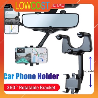 Giá Đỡ Điện Thoại Xoay 360 Độ Tiện Lợi Gắn Kính Chiếu Hậu Xe Hơi Chắc Chắn