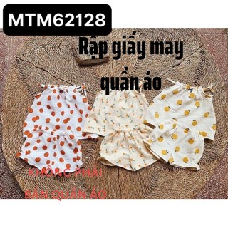 Rập bộ sơ sinh cho bé gái mtm62128