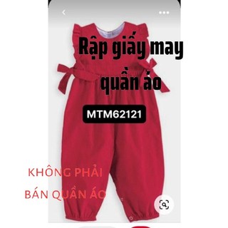 Rập bộ liền thân cho bé gái mã 62121