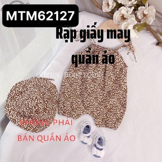 Rập bộ sơ sinh cho bé gái mtm62127