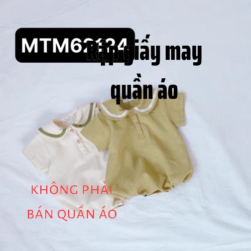 Rập Bộ Sơ Sinh Cho Bé Gái MTM62124